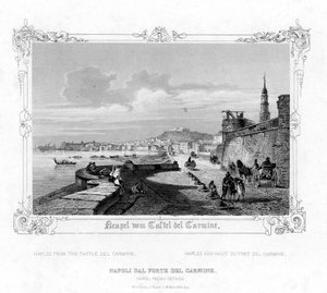 Naples from the Carmine Castle, Italy