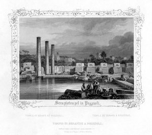 Temple of Serapis at Pozzuoli, Italy by J. Poppel
