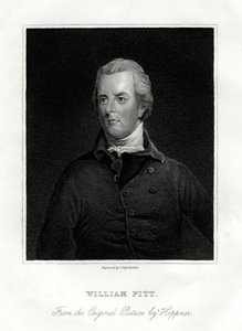 William Pitt the Younger, British statesman, 19th century by J. Posselwhite