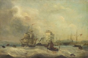 Cardiff Docks by J. Price