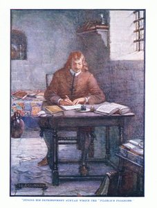 During his imprisonment Bunyan wrote The Pilgrims Progress, from English Literature