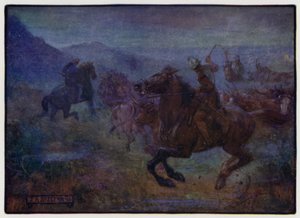 Raid in the Anglo-Scottish Borders by Border Reivers, Early 16th Century