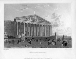 The Chamber of Deputies, Principal Entrance, Paris, France