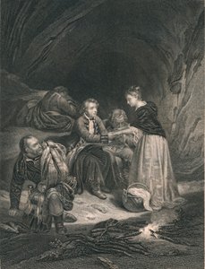 Chas. Edward The Pretender and Flora Macdonald by J. Rogers