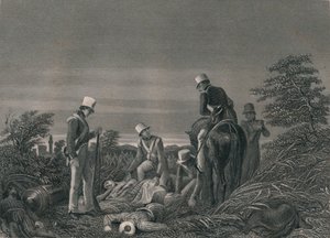 Finding The Colours of the 24th Regiment After The Battle of Chilianwallah by J. Rogers