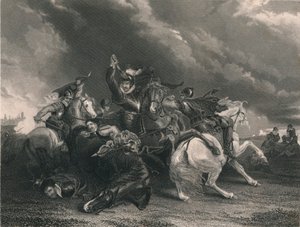 Sir William Russell at the Battle of Zutphen, 1586 by J. Rogers