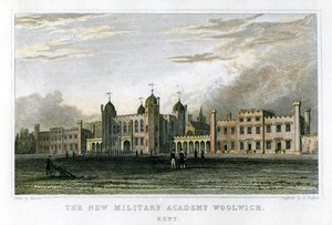 The New Military Academy Woolwich, Kent by J. Rogers