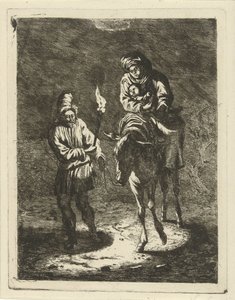Flight into Egypt by Jabes Heenck