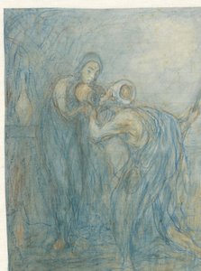 Rebecca Gives Water to Eliezer (?) by Jac van Looij