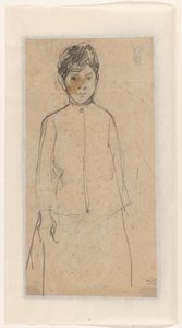 Sketch of a Standing Girl
