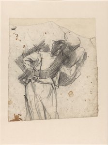 Two Standing Figures, Arms Around Each Other, Seen from the Back by Jac van Looij