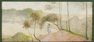 Landscape with Rowan, Left Part of the Triptych 