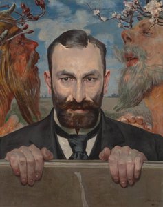 Portrait of Feliks Jasieński by Jacek Malczewski