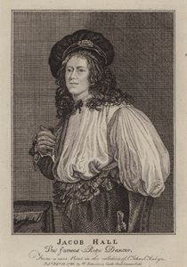 Jacob Hall, English rope dancer and acrobat active during the reign of King Charles II