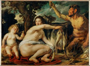 The Child Jupiter Nursed by the Goat Amalthea by Jacob (studio of) Jordaens