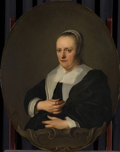 Portrait of Sara de Bie, Jan Lutma