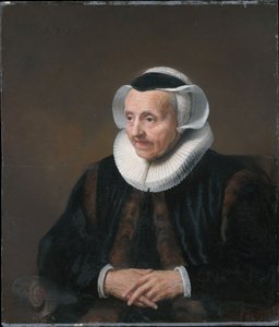 Portrait of an Old Woman by Jacob Adriaensz Backer