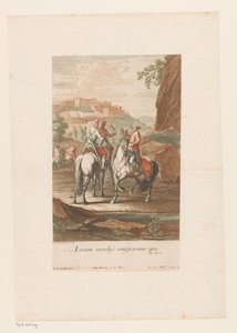 Riders Choosing a Good Location for the Battle