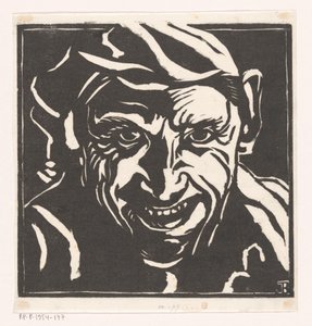 Head of a Laughing Man