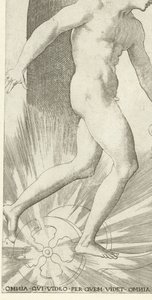 Apollo with Laurel Wreath on a Chariot