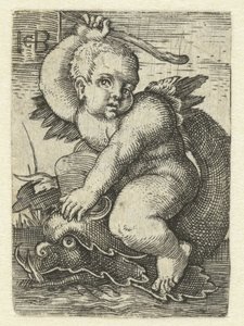 Putto on Dolphin