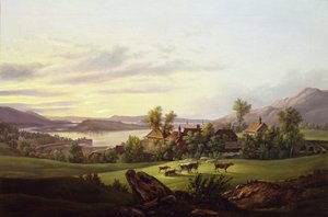 View over Bergen from Haukeland