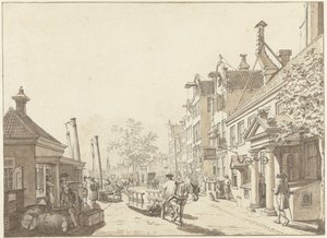 The Rokin, seen towards the Mint by Jacob  Cats