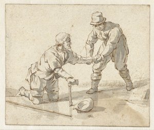 Two Men on the Ice