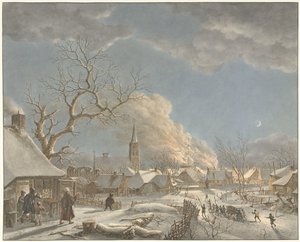 Winter, Night and Fire (The Four Seasons, Times of the Day and Elements)