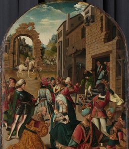 The Adoration of the Magi by Jacob Cornelisz van Oostsanen (workshop of)
