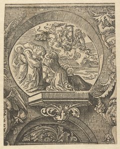 The Ascension and Christ Before God the Father by Jacob Cornelisz van Oostsanen