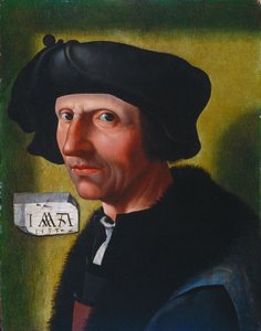 Self-Portrait by Jacob Cornelisz van Oostsanen