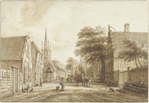 The Achterweg in Voorschoten