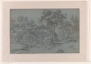 Farmhouse Among Trees by Jacob Esselens