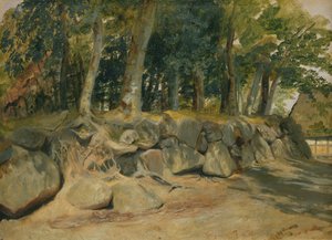 The Stone Wall in Sottorf, 1839 by Jacob Gensler