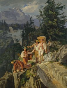 Tirolese Smugglers, 1831 by Jacob Gensler