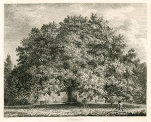 The Chandos Oak, Michendon House, Southgate, London by Jacob George Strutt