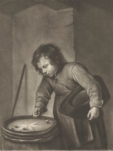 Boy Playing Marbles by Jacob Gole