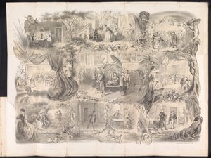 Caricature in Delft Student Almanac, 1858
