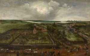 Village at the Scheldt by Jacob Grimmer