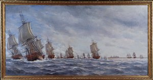 The Naval Battle of Reval on 13 May 1790