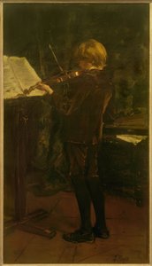 The Violinist by Jacob Hendricus Maris