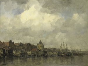 The Schreierstoren on the Outside in Amsterdam