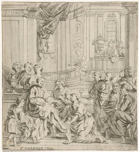 Washing of the Feet by Jacob Herreyns (I)
