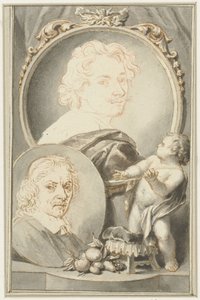 Portraits of Anton van Dyck and Jacob de Bray