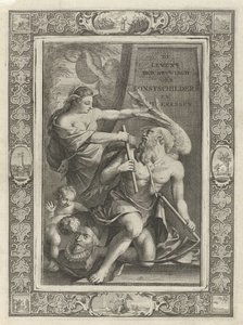 Imagination Tames Father Time by Jacob Houbraken