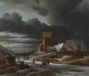 Winter Landscape by Jacob van Ruisdael