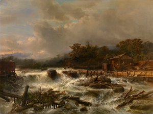 Waterfall in Norway by Jacob Jacobs