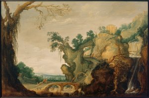 Landscape with Temple of Tivoli