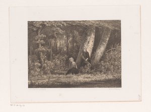 Two Girls in the Forest